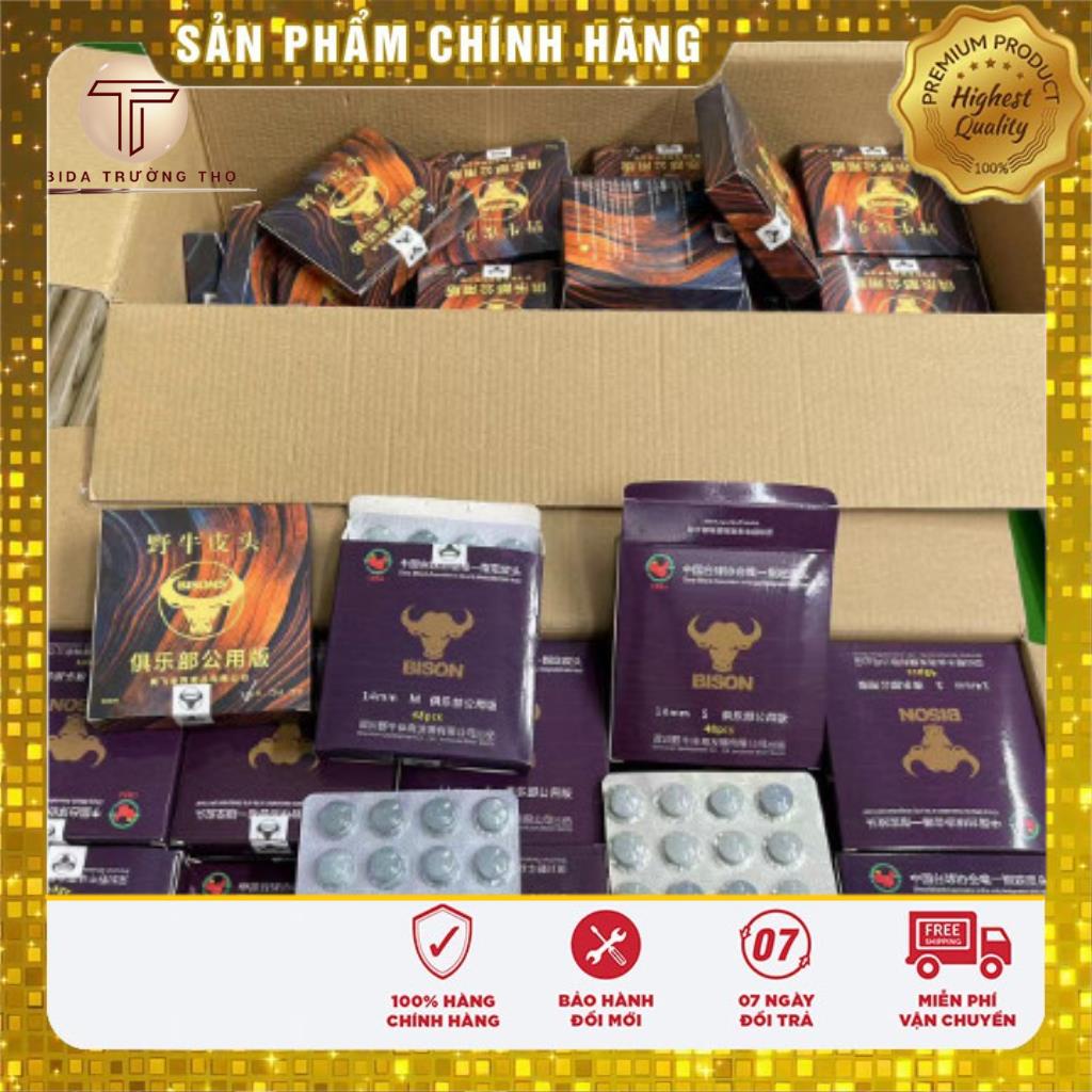 Đầu Cơ Bida , Đầu Tẩy Bi- A Loại Da Bò Bisons Tầm Trung, Lẻ 1 Viên- BIDA TRƯỜNG THỌ.