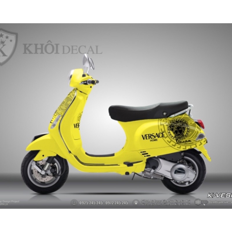 Tem Vespa LX decal cao cấp