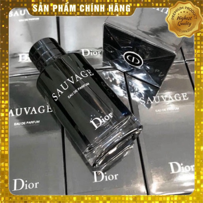 Nước hoa nam cao cấp chính hãng Di.or SAU.VAGE EDT, dầu thơm lâu nam tính mạnh mẽ cuốn hút mẫu thử 100ml N23 XT