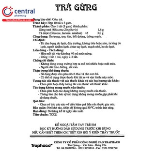 Trà Gừng Traphaco