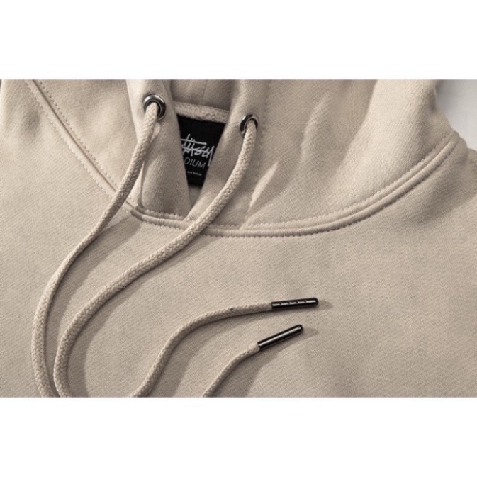 Áo khoác hoodie dày unisex letter print felt hooded