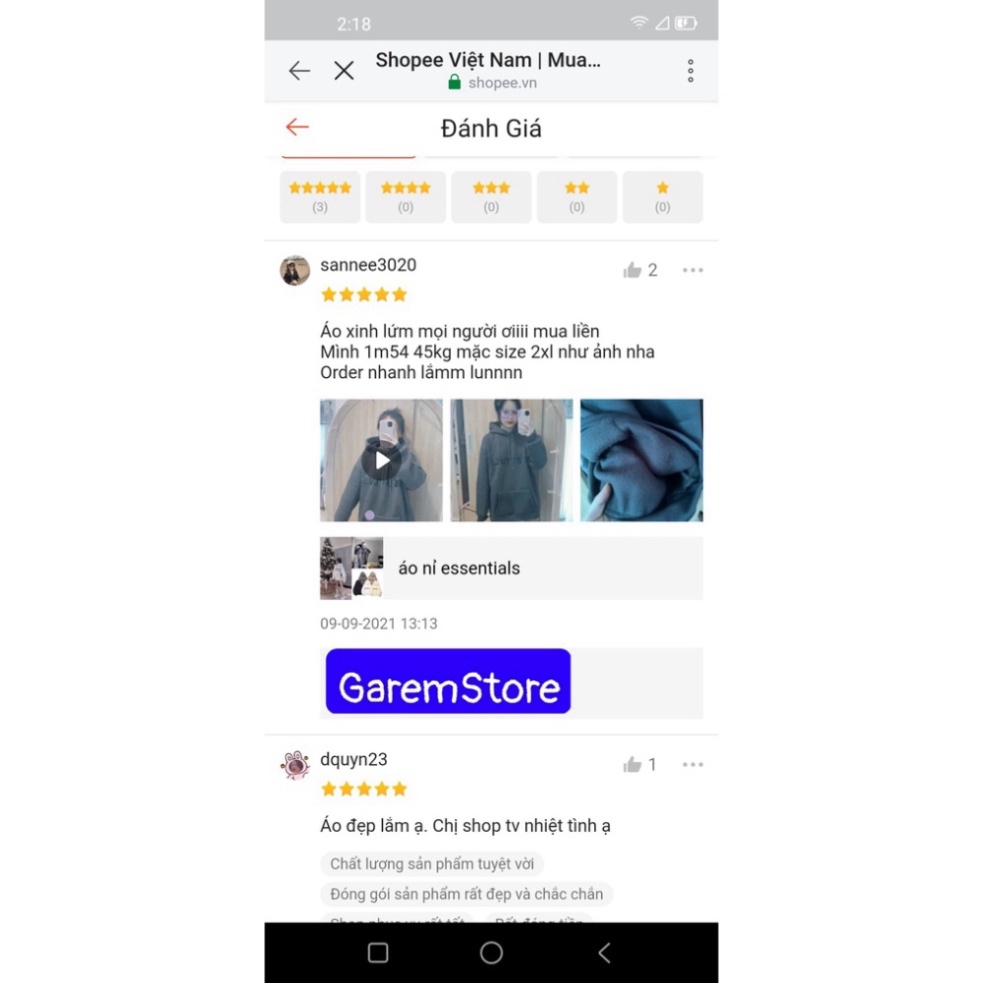 Áo Hoodie Mũ 2 Lớp Nỉ Ngoại ESSENTIALS Fom Thụng Nam Nữ Mũ Trùm Đầu 5 Màu Siêu Hot 2023