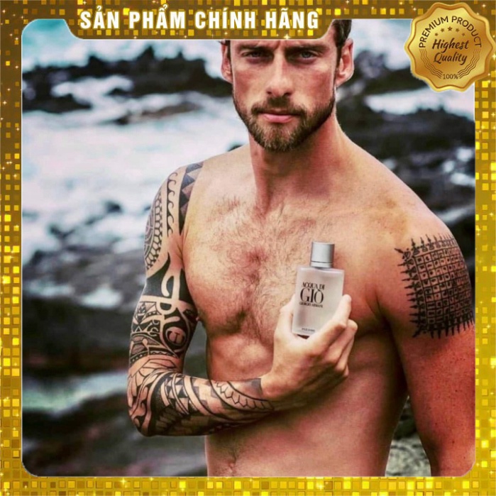 Nước Hoa Nam, Nước Hoa Aqua Di Giò Trắng 100ml Hương Thơm Nhẹ Dịu, Sang Trọng XT