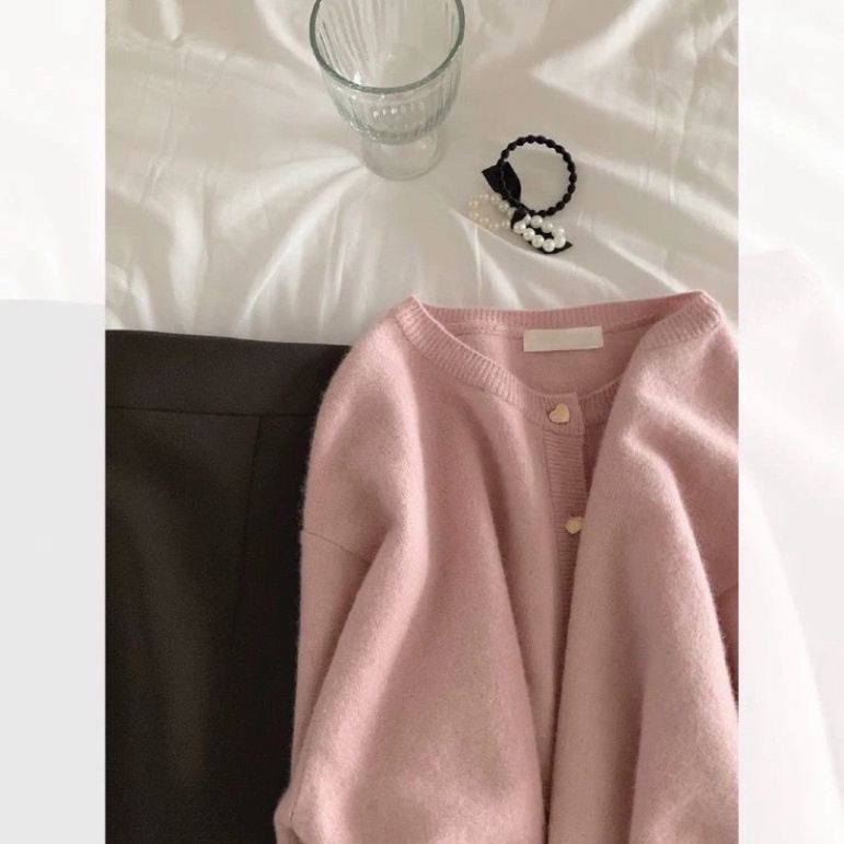 Áo khoác cardigan dệt kim dài tay mềm mại thời trang thu đông năm  2023