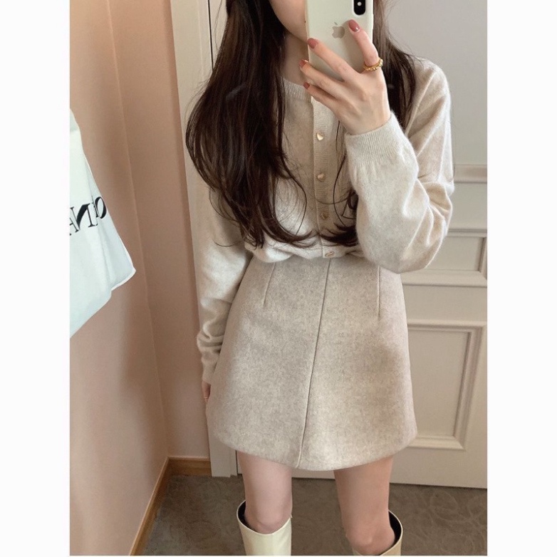 Áo khoác cardigan dệt kim dài tay mềm mại thời trang thu đông năm  2023