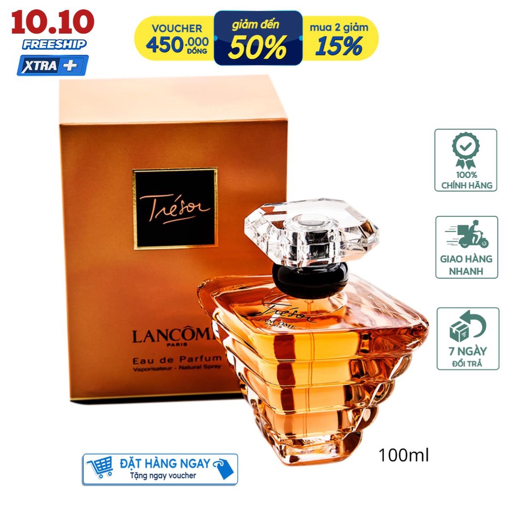 Nước Hoa Lancome Trésor Eau de Parfum, Nước hoa nữ cao cấp thơm lâu - nuochoa.1htshop