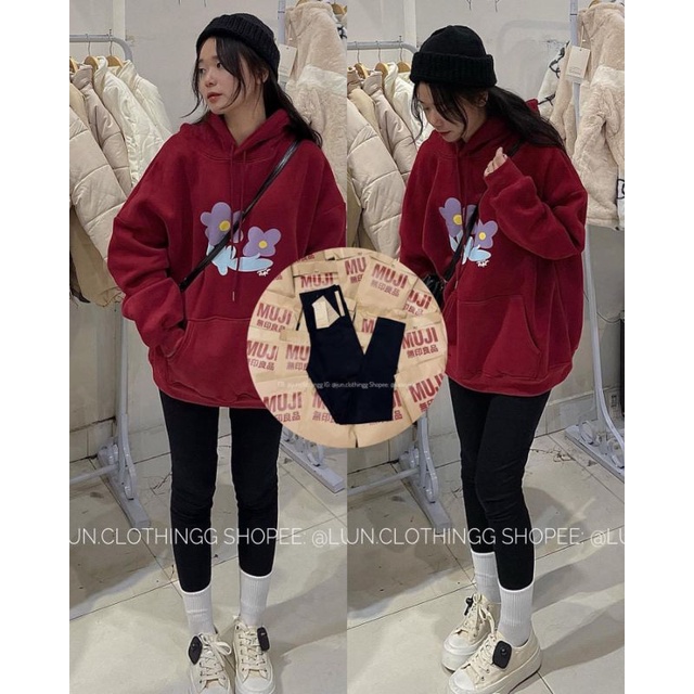 Quần legging đen Muji kèm túi + tag vải, quần dài cạp cao nâng mông hack chân siêu co giãn đàn hồi QC cao cấp