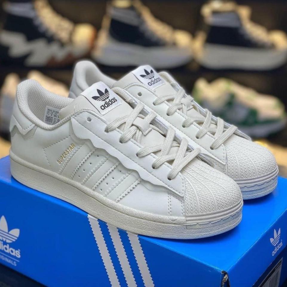 Giày Adidas Superstar ,Giày Adidas Superstar Das Sò 3 Màu Kem, Hồng, Xanh,Giày thể thao Adidas Sò Trắng bản cao cấp