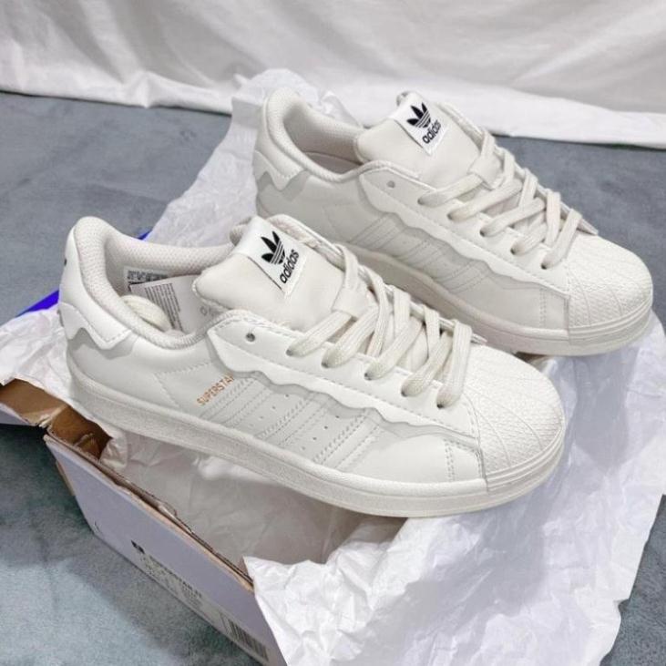 Giày Adidas Superstar ,Giày Adidas Superstar Das Sò 3 Màu Kem, Hồng, Xanh,Giày thể thao Adidas Sò Trắng bản cao cấp