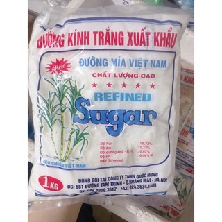 Đường kính trắng xuất khẩu/ đường vàng tinh khiết gói 1kg
