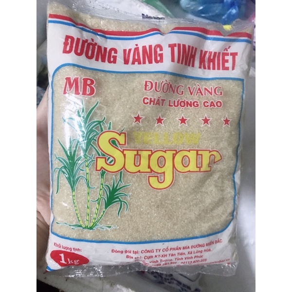 Đường Kính Trắng Xuất Khẩu/ Đường Vàng Tinh Khiết Gói 1Kg