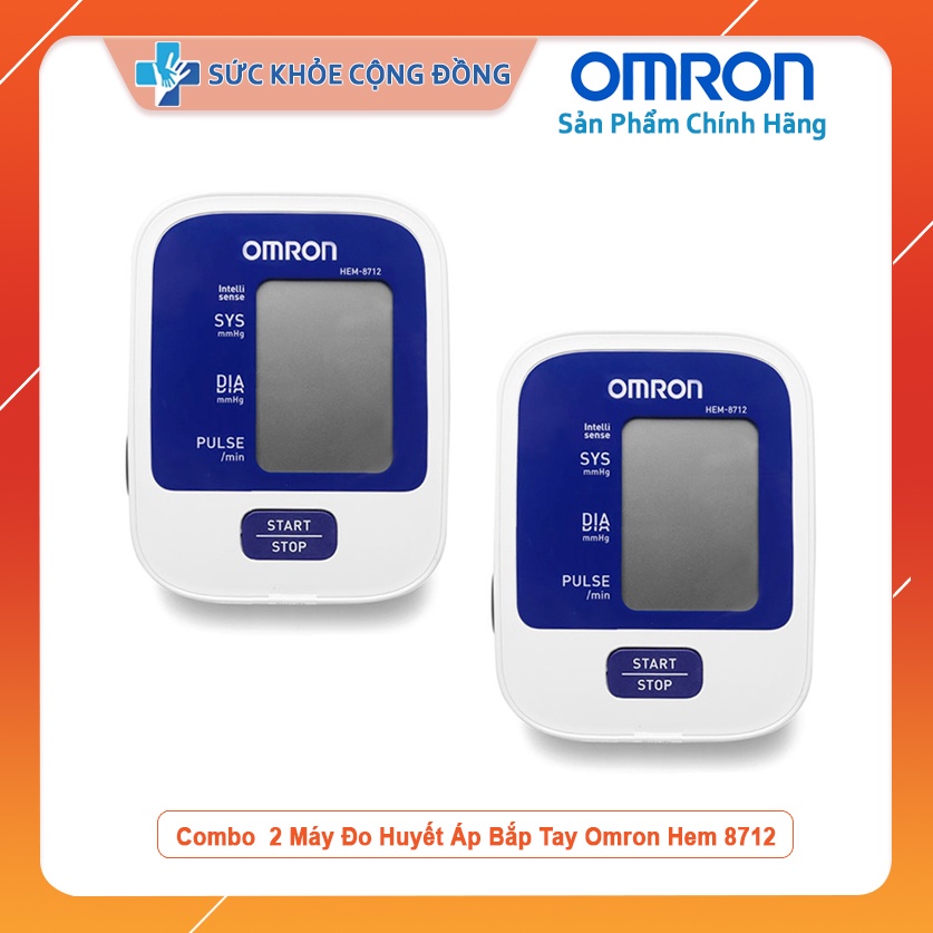 [Mã COSDAY865 -10% đơn 150K] Máy đo huyết áp bắp tay Omron HEM - 8712 + Tặng Bộ Đổi Nguồn ( Bảo Hành 5 Năm Chính Hãng )