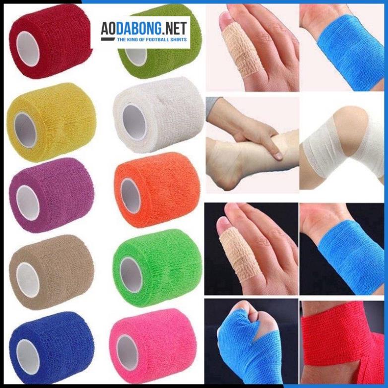 Băng Keo Quấn Cơ, Băng Keo Dán Cơ Thể Thao Đá Banh Đá Bóng Cao Su Non Chống Chấn Thương