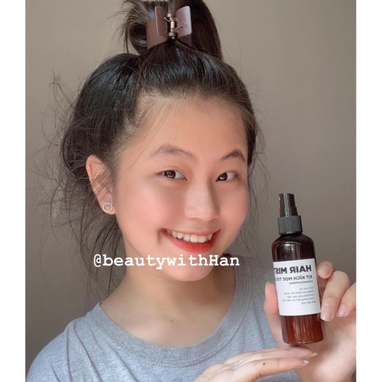 Xịt Kích Mọc Tóc Tinh Dầu Vỏ Bưởi Xanh @beautywhitHan_Không gây bết tóc