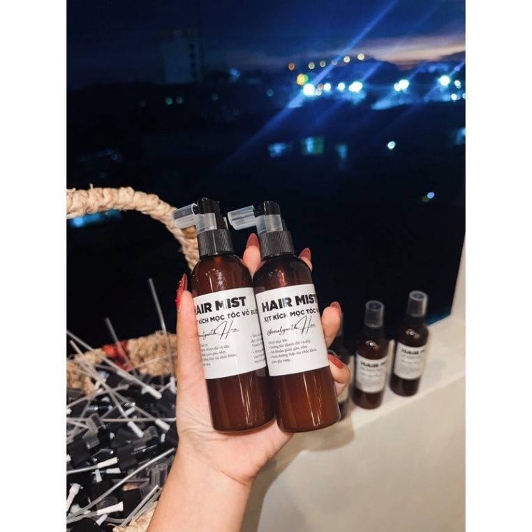 Xịt Kích Mọc Tóc Tinh Dầu Vỏ Bưởi Xanh @beautywhitHan_Không gây bết tóc