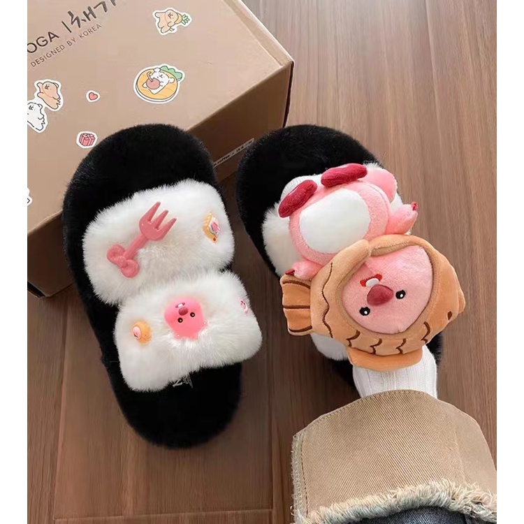 Dễ Thương Dép Bông Đi Trong Nhà Bằng cotton Thời Trang 2023 Dành Cho Nữ