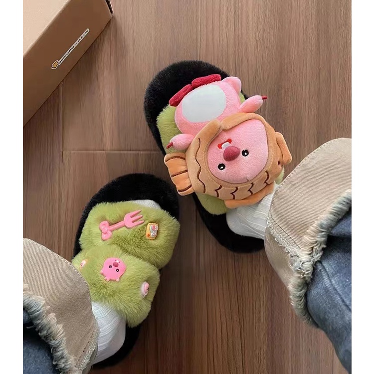 Dễ Thương Dép Bông Đi Trong Nhà Bằng cotton Thời Trang 2023 Dành Cho Nữ