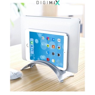 DIGIMIX | Đế dựng laptop dạng cong hợp kim nhôm giá để laptop kẹp Macbook Surface iPad Tablets để bàn làm việc