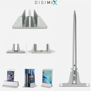 Giá đỡ laptop, macbook bằng nhôm dạng đứng cứng cáp, sang trọng dựng gọn laptop, macbook, máy tính gọn gọn gàng hơn.