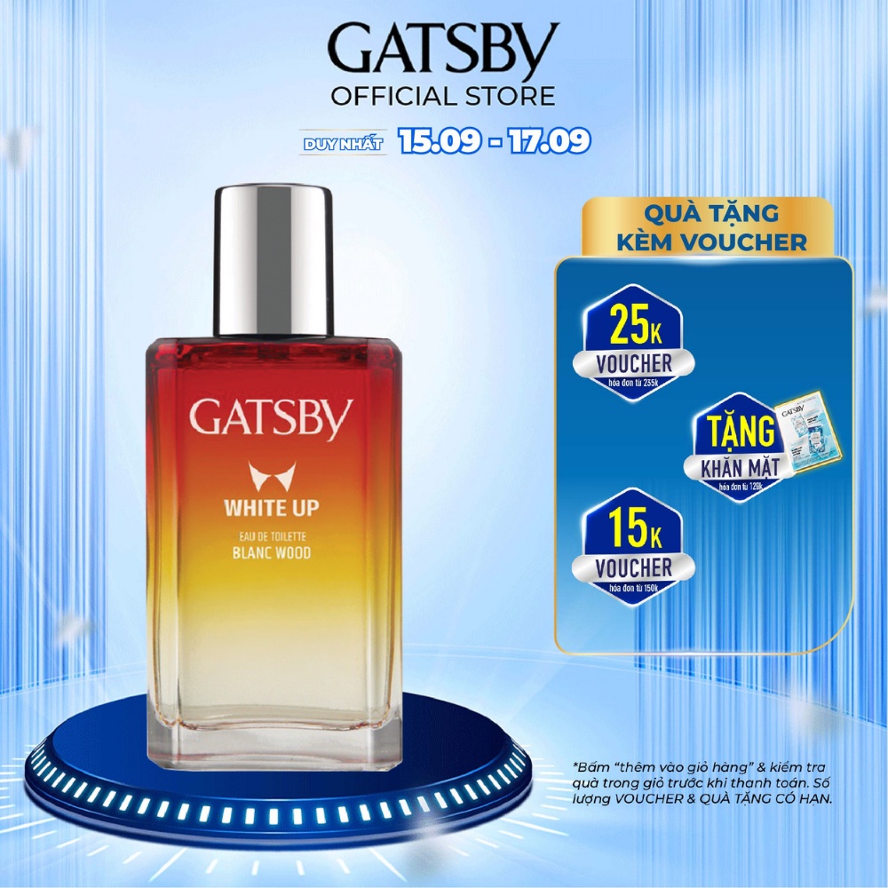 Nước Hoa GATSBY White Up Eau De Toilette Blanc Wood 50ml