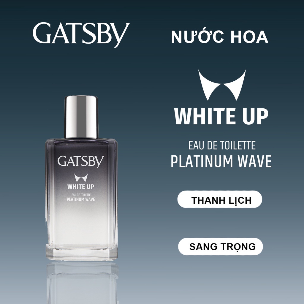 Nước Hoa GATSBY White Up Eau De Toilette Platinum Wave 50ml