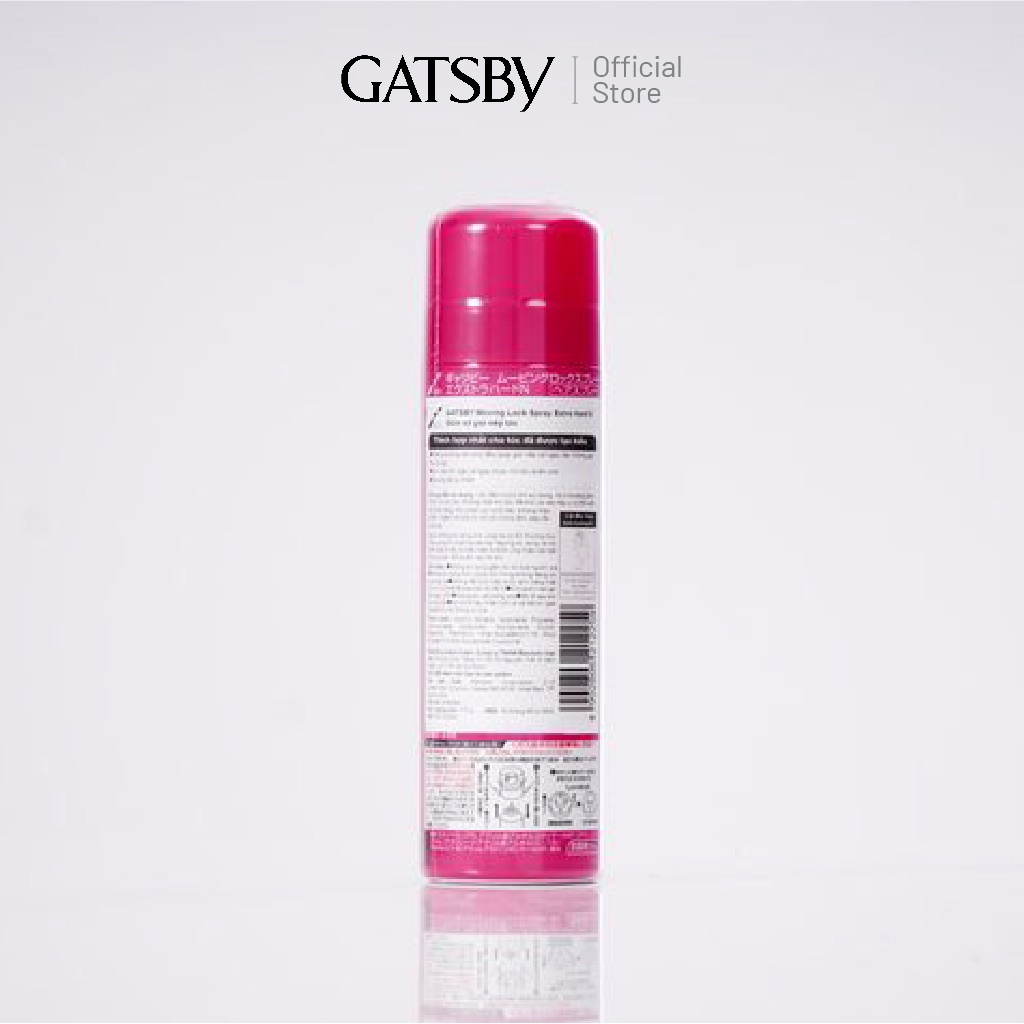 Gôm xịt tạo kiểu tóc GATSBY Moving Lock Spray Extra Hard N 170g/chai