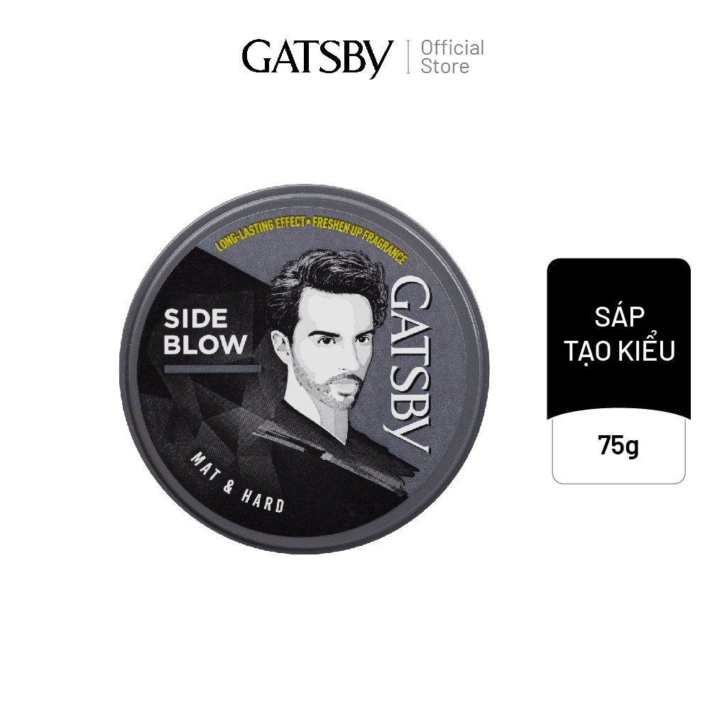 Wax Tạo Kiểu Tóc GATSBY STYLING WAX MAT&HARD 75g