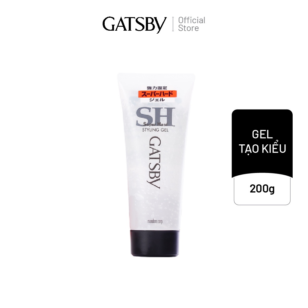 Gel Vuốt Tóc GATSBY Styling Gel Super Hard 200g