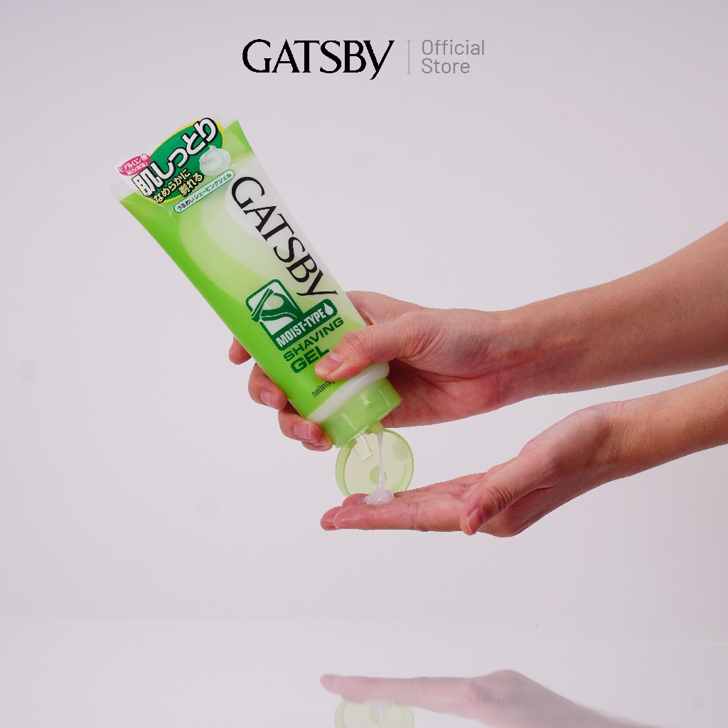 Gel Cạo Râu Dưỡng Ẩm GATSBY SHAVING GEL N MOIST-TYPE 205g