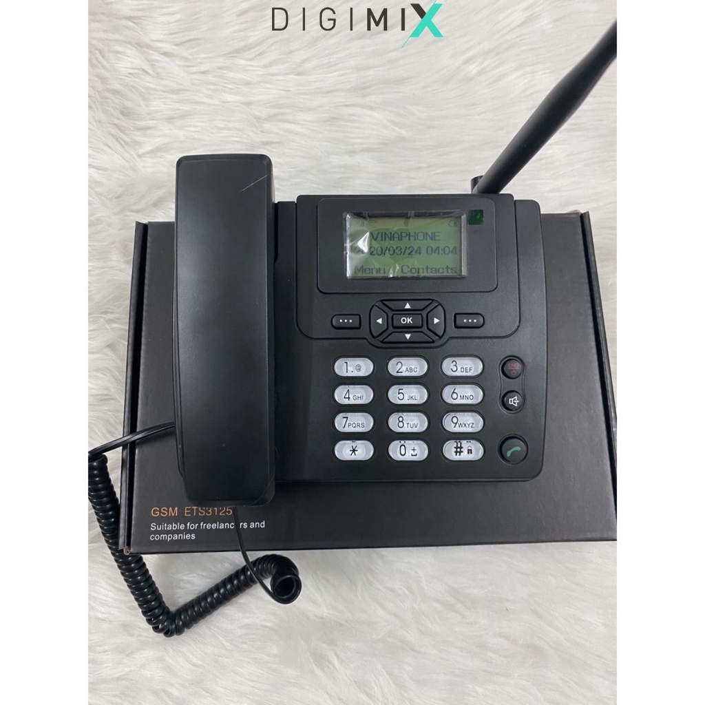 DIGIMIX | Máy Điện Thoại Bàn Dùng Sim Cho Người Già, Trẻ Em, Văn Phòng Giá Rẻ