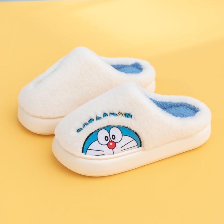 Dép Bông Đi Trong Nhà Hình Doraemon Mùa Thu Đông Hot Trend 2023 M02