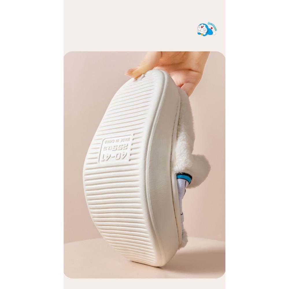 Dép Bông Đi Trong Nhà Hình Doraemon Mùa Thu Đông Hot Trend 2023 M02