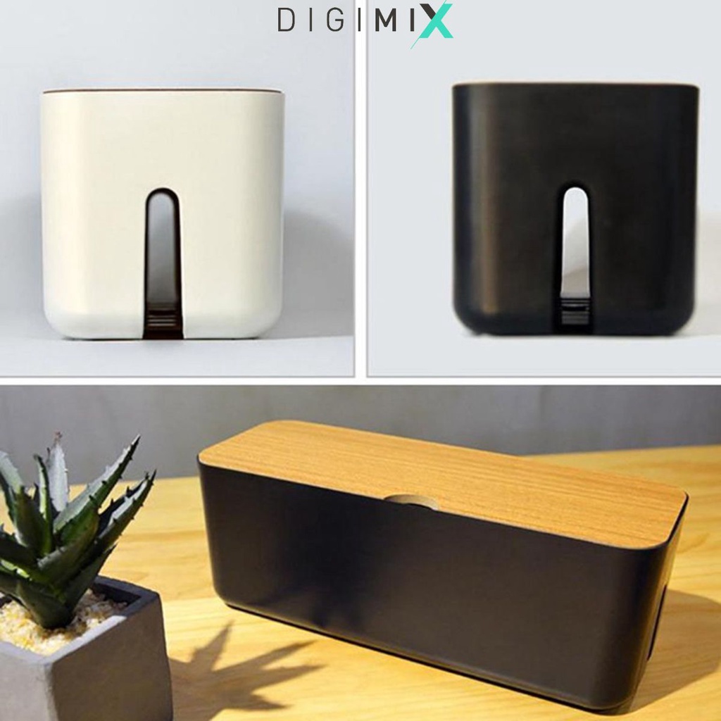 DIGIMIX | Hộp Nhựa ABS Đựng Ổ Cắm Điện, Dây Điện, Sạc Cáp An Toàn đảm bảo chống cháy nổ.