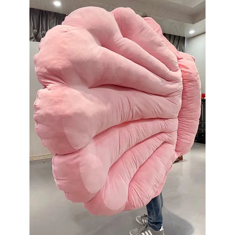 Gối Ôm Nhồi Bông Hình Vỏ Sò Đáng Yêu