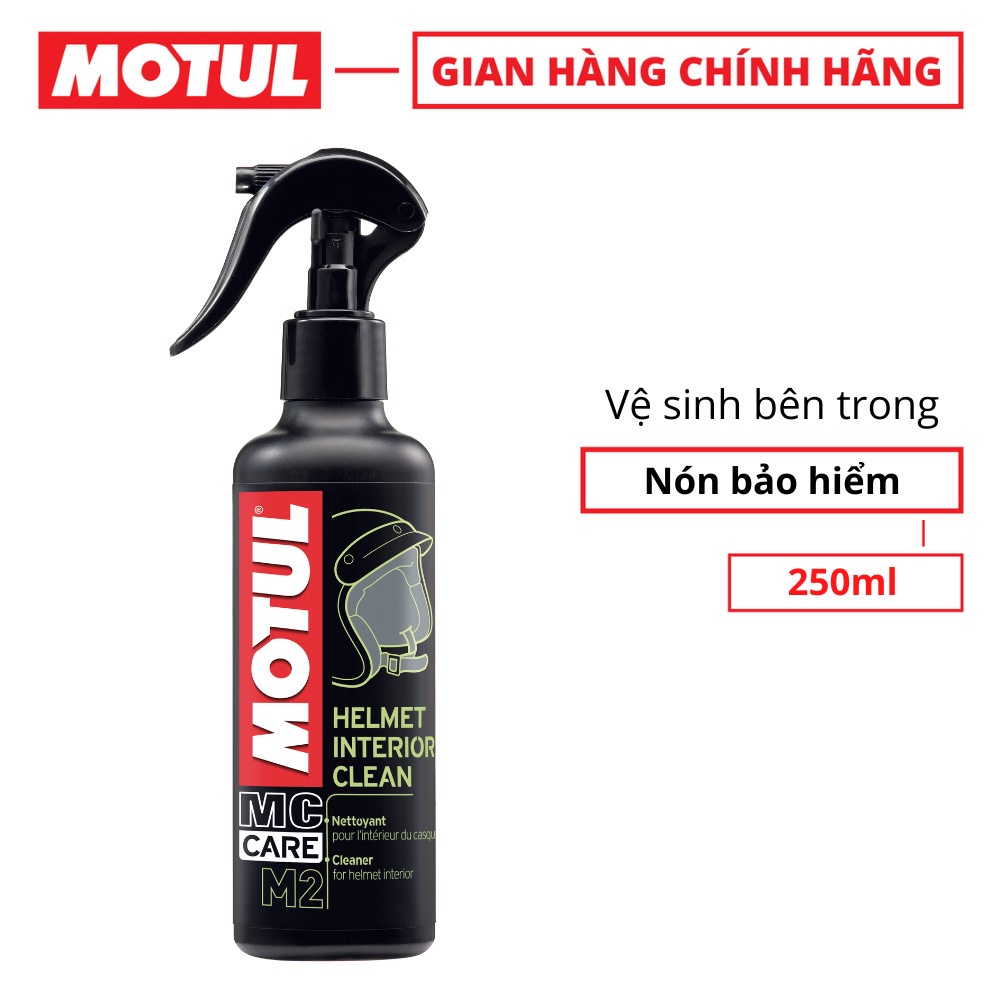 Dung dịch làm sạch bên trong nón bảo hiểm - M2 HELMET INTERIOR CLEAN 250ml