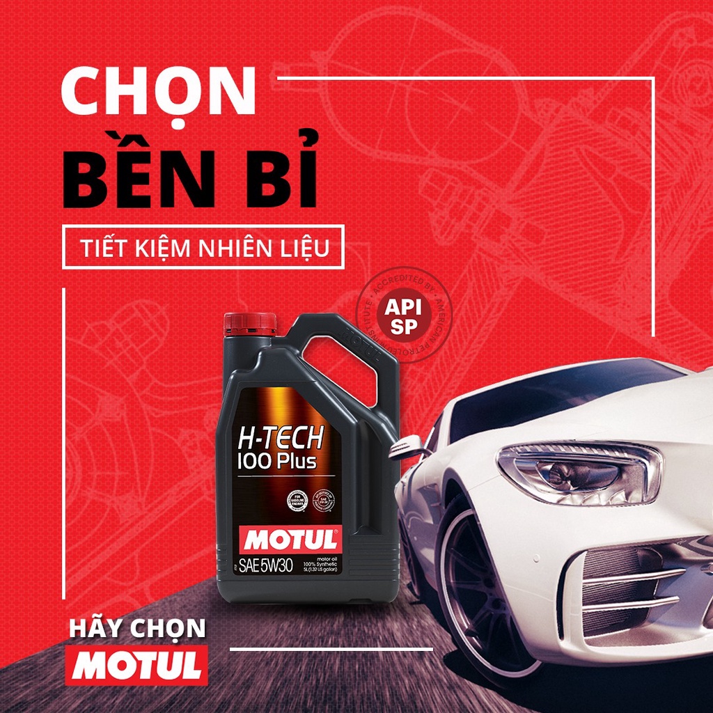 Dầu nhớt xe ô tô MOTUL H-TECH 100 PLUS 5W30 4L