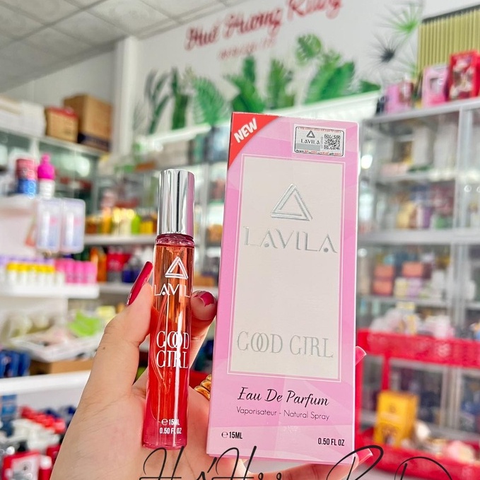 Nước hoa nữ Good Girl mini 15ml Lavila cao cấp chính hãng lưu hương chuẩn Pháp từ 8 đến 12 giờ