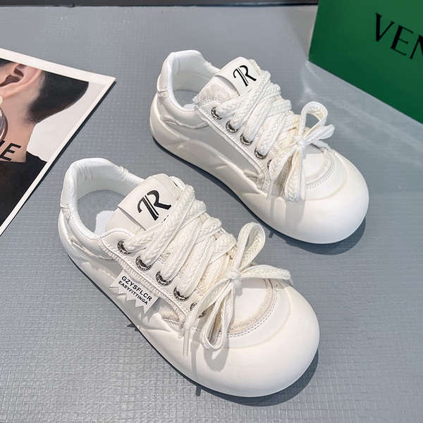 Giày Sneaker Đế Dày Thời Trang Mùa Thu Phong Cách Hàn Quốc Cho Nữ