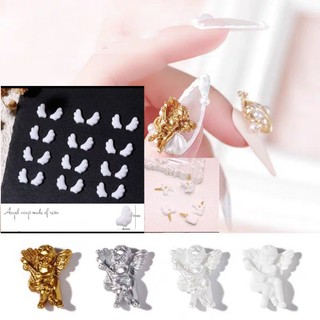 Charm thiên thần nail-đôi cánh thiên thần-charm đầu ngựa thiên thần trang trí móng tay