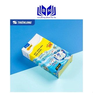 Hộp bút lông 36 Màu Fiber Pen Washable - Nét mảnh nét to - Colokit SWM-C006 / Bút Fiber Pen Thiên Long C006 màu rửa được