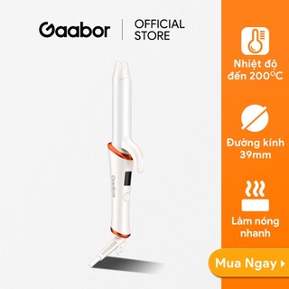 Máy uốn tóc làm xoăn mini GAABOR GHC-N35A trục nóng 25mm phủ gốm sứ cao cấp xoay 360 độ - Hàng chính hãng