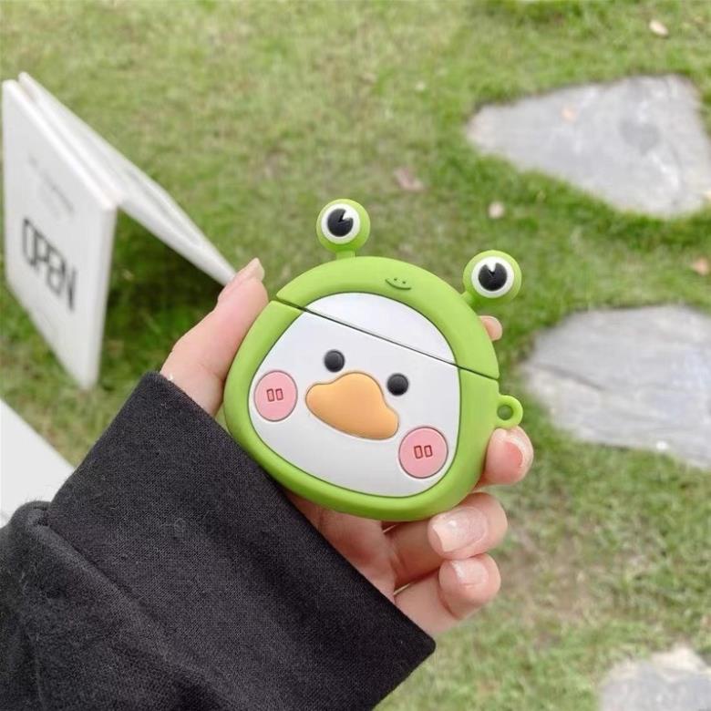 Vỏ bảo vệ tai nghe không dây Air1/2, air 3, air pro, pro2 siêu hot hit - Vịt Xanh Hồng  AAA