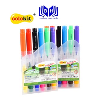Bút lông 2 đầu colokit fp-c01 - bút lông màu nước 2 đầu colokit fp-c01 - 12 màu