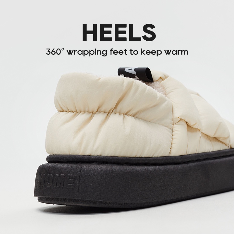 Utune Giày Lót Lông Giữ Ấm Chống Trượt Thời Trang Mùa Đông