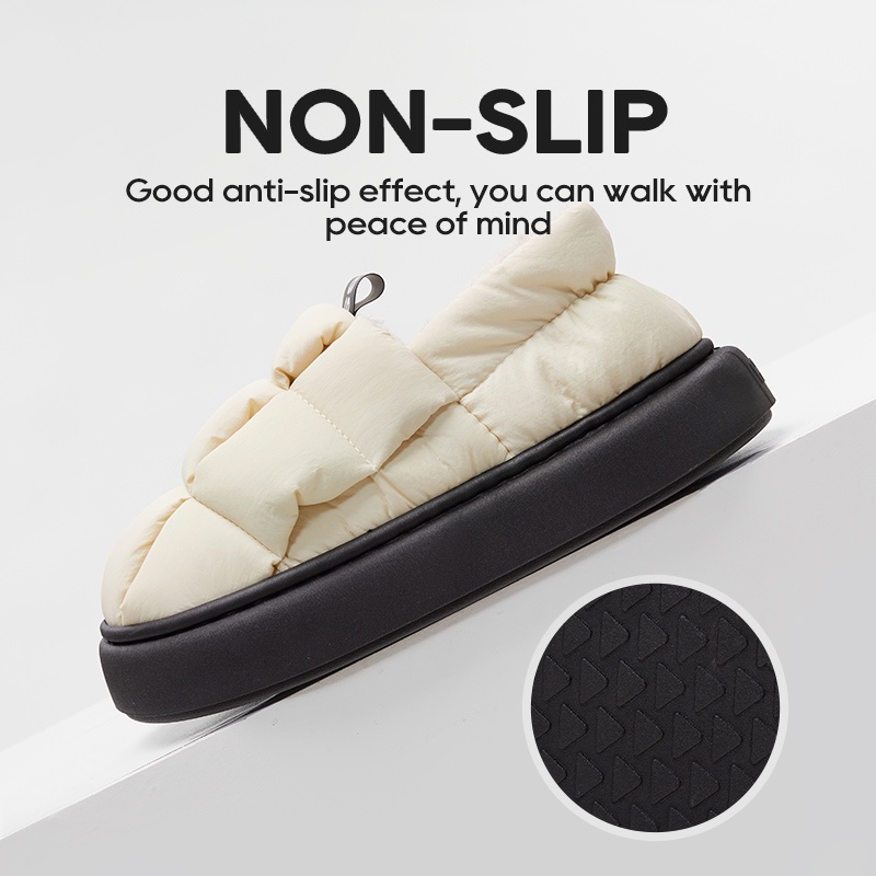 Utune Giày Lót Lông Giữ Ấm Chống Trượt Thời Trang Mùa Đông