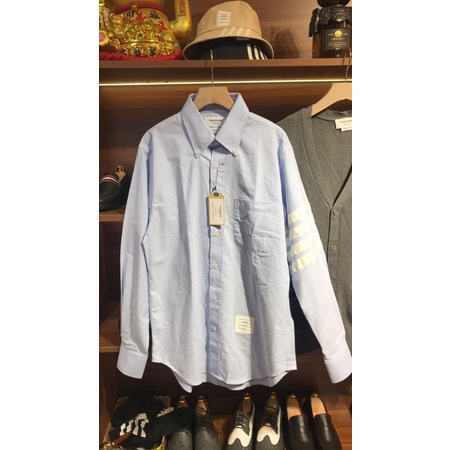 Áo sơ mi Thom Browne Xanh 4 vạch