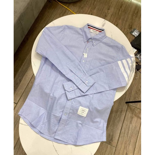 Áo sơ mi Thom Browne Xanh 4 vạch
