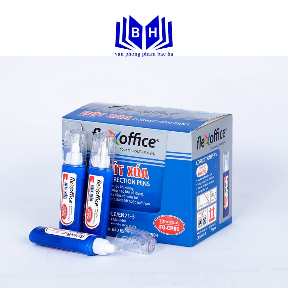 Bút xóa FlexOffice FO-CP01 - Bút xóa nước 10ml