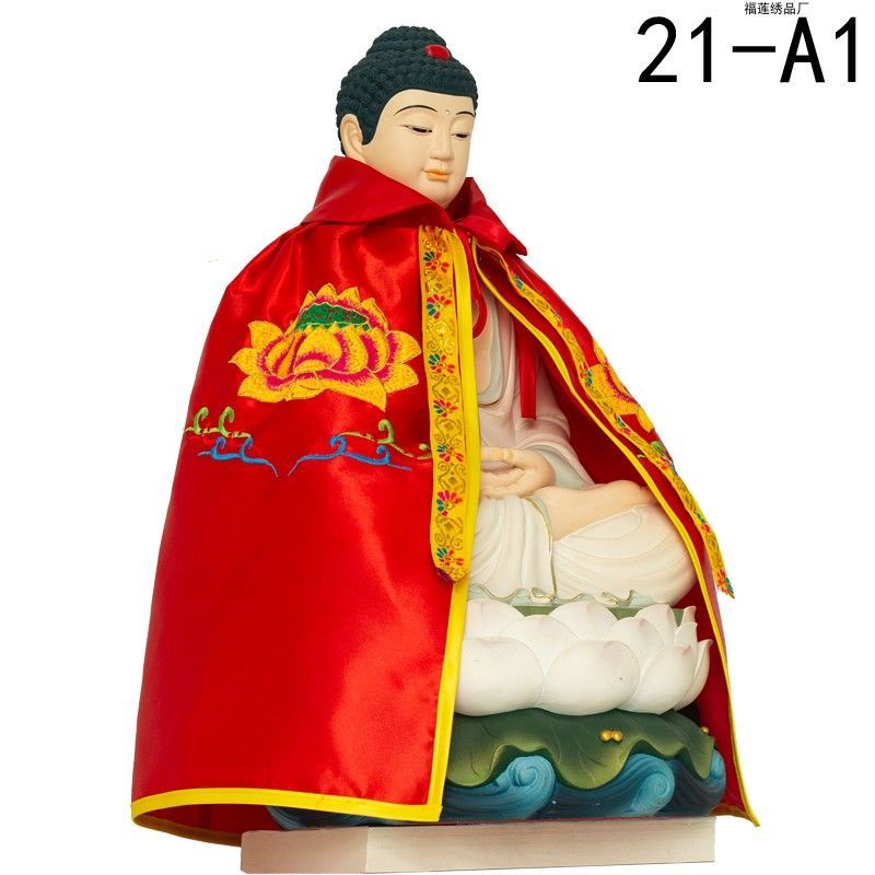 Áo Choàng Phật Giáo Cao Cấp, Áo Choàng Phật Giáo, Áo Choàng Quan Âm, Áo Choàng Phật Giáo, Thần Tài Và bodhisattva, finely e