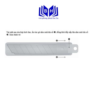 Lưỡi dao rọc giấy flexoffice fo-bl02 - lưỡi dao dọc giấy thiên long bl02 - lưỡi dao cắt giấy 18mm